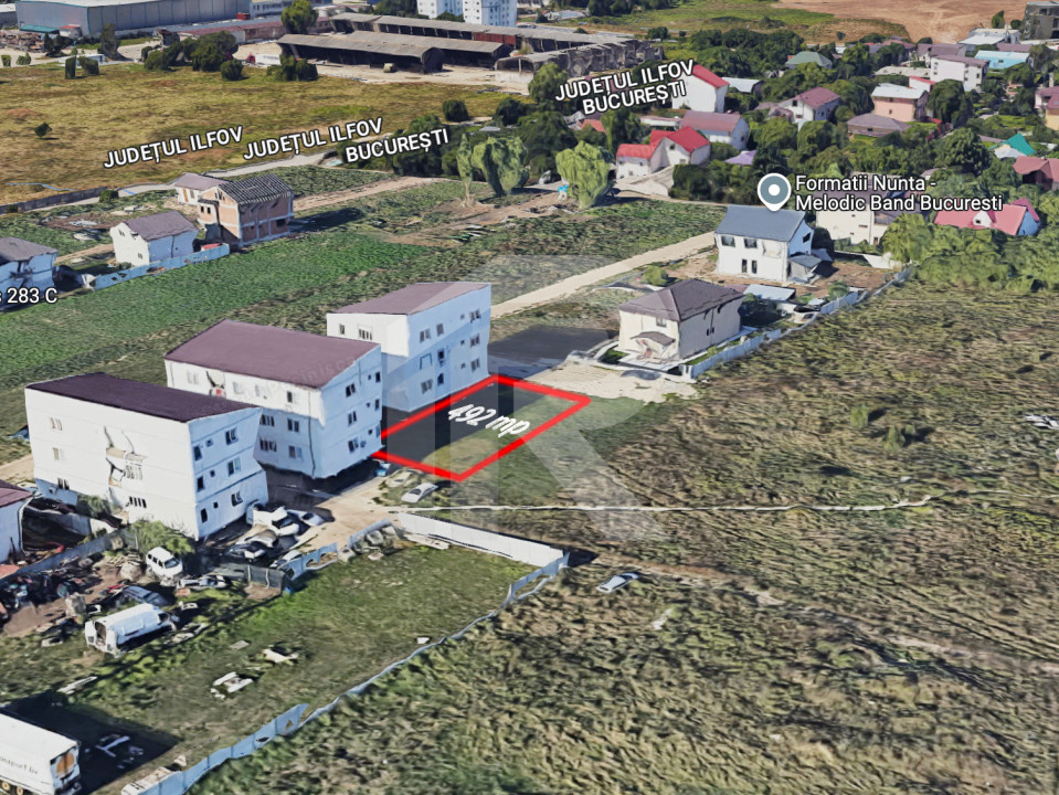 Teiuș, Rahova - teren intravilan de vânzare, 492mp