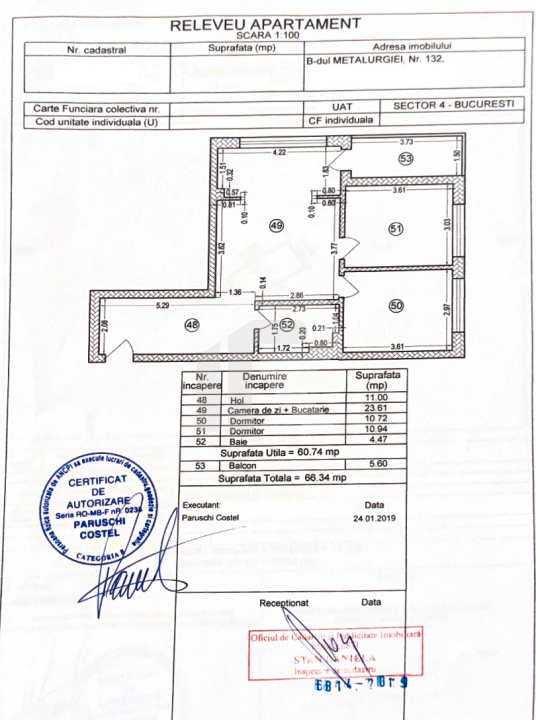 Cartierul Solar, Metalurgiei - ap. cu 3 camere + parcare, COMISION 0