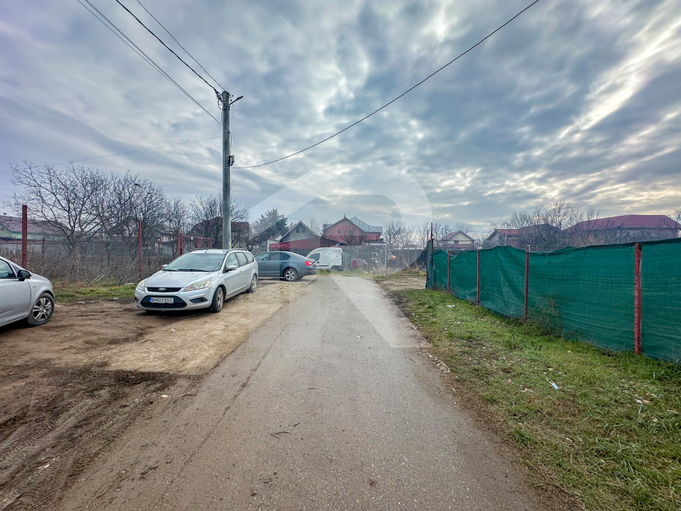 Mihăilești - teren împrejmuit 401mp, cu puț, COMISION 0