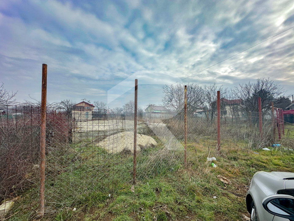 Mihăilești - teren împrejmuit 401mp, cu puț, COMISION 0